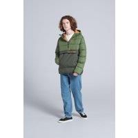 Animal Wilder Mens Recycled Jacket Overhead Padded Coat with Kangaroo Pocket