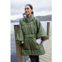 Mountain Warehouse Wearable Blanket Unisex Hooded Warm Comfy for Camping Hiking