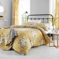 Catherine Lansfield Canterbury Easy Care Super King Duvet Set Ochre