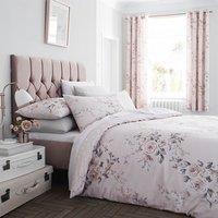 Catherine Lansfield Canterbury Easy Care Super King Duvet Set Blush