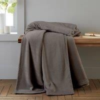 Catherine Lansfield Extra Large Raschel Velvet Throw Charcoal 200x240cm