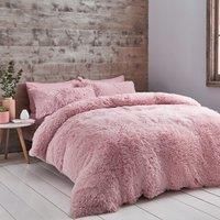Catherine Lansfield Cuddly Faux Fur Duvet Cover Set
