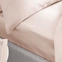 Bianca 400 Thread Count Cotton Sateen Super King Fitted Sheet Oyster
