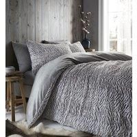 Catherine Lansfield Wolf Single Duvet Set Neutral
