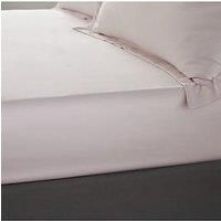 Catherine Lansfield Silky Soft Satin Single Fitted Sheet Blush