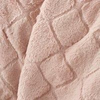 Catherine Lansfield, Blush Pink, Throw-137x170cm