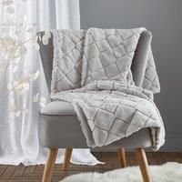 Catherine Lansfield Cosy Diamond Throw