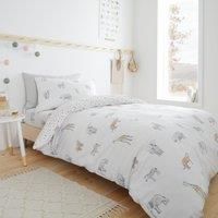 Bianca Zoo Animals Cotton Junior Duvet Set Pastel, BD/55654/R/TQS/PAT