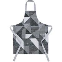 Catherine Lansfield Dining Larsson Geo 70x80cm Adult Apron Grey