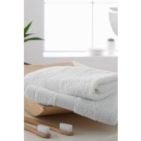 Catherine Lansfield Bathroom Anti-Bacterial Cotton 6 Piece Towel Bale White