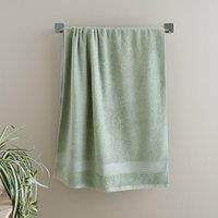 Catherine Lansfield Anti-Bacterial 500GSM Soft Absorbent Cotton Towels Sage