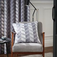 Hyperion Evander Geo Velour Digital Print Cushion