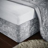 Catherine Lansfield Crushed Velvet Divan Base Wrap Db