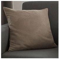 Catherine lansfield Living Faux Suede 55x55cm Cushion Black