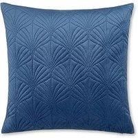 Catherine Lansfield Living Art Deco Pearl 45x45cm Cushion Navy Blue