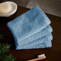 Set of 4 Catherine Lansfield Quick Dry Face Cloths