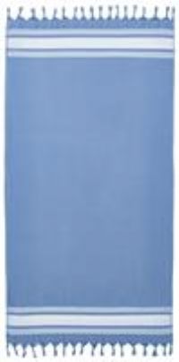 Catherine Lansfield Hammam Beach Towel- Blue