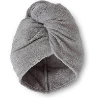 Catherine Lansfield Quick Dry Cotton Turbie Head Towel Grey