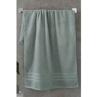 Catherine Lansfield Zero Twist 450 gsm Soft & Absorbent Cotton Bath Towel Sage Green