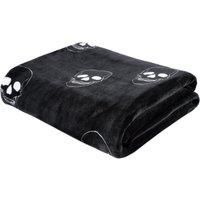 Catherine Lansfield Skulls Soft Cosy Fleece Throw