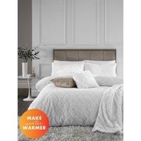 Catherine Lansfield Cosy Diamond Duvet Cover Set