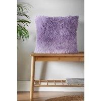 Catherine Lansfield Cuddly Deep Pile Faux Fur 45x45cm Cushion Heather