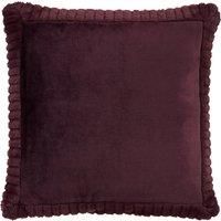 Catherine Lansfield, Plum, Filled Cushion