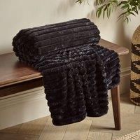 Catherine Lansfield Cosy Ribbed Soft Throw