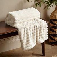 Catherine Lansfield Cosy Ribbed Soft Throw
