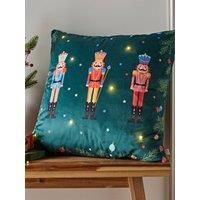 'Christmas Nutcracker Light Up' Cushion