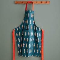 Catherine Lansfield Kitchen Christmas Nutcracker Cotton Adult 70x80 cm Apron Green
