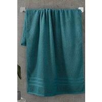 Catherine Lansfield Zero Twist Soft & Absorbent Cotton Hand Towel Teal Green