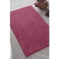 Catherine Lansfield Bobble 50x80cm Bath Mat Raspberry