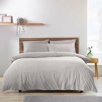 Catherine Lansfield So Soft Easy Iron Double Duvet Cover Set Grey
