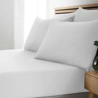 Catherine Lansfield So Soft Easy Iron Single Fitted Sheet White