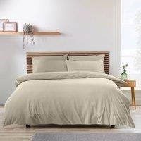Catherine Lansfield So Soft Easy Iron Super King Duvet Cover Set Natural