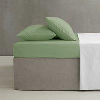 Catherine Lansfield Easy Iron Percale Combed Extra Deep King Fitted Sheet Sage Green