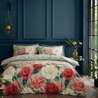 Rhs Rose Garden 100% Cotton Duvet Cover Set