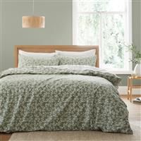 Bianca Shadow Leaves 200 Thread Count Cotton Duvet Set - Db