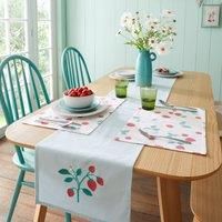 'Strawberry Garden' Table Runner