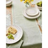 Very Home Sage Linen Table Runner