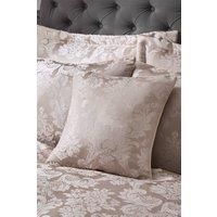 Catherine Lansfield Damask Jacquard Filled Cushion 43 X 43Cm - Champagne