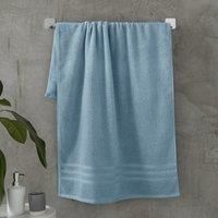 Catherine Lansfield Zero Twist Cotton 90x140 cm Bath Sheet Blue