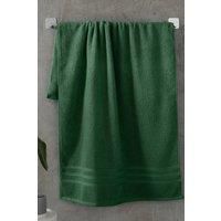 Catherine Lansfield Zero Twist Cotton Bath Sheet Pair, 90x140 cm, Forest Green