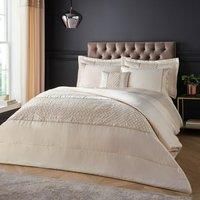 Catherine Lansfield Deco Sequin Champagne Bedspread 240 X 260Cm
