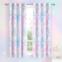 Catherine Lansfield Ombre Star Kids Reversible Duvet Cover Bedroom Range White