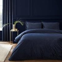 Catherine Lansfield Kingsley Matt Velvet Duvet Cover Set