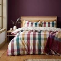 Catherine Lansfield Autumn Check Bedding Set - Single