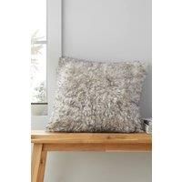 Catherine Lansfield Arctic Fox Cosy Faux Fur 45x45 cm Cushion Grey