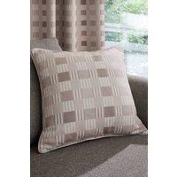 Catherine Lansfield Wilson Check 45x45 cm Cushion Natural